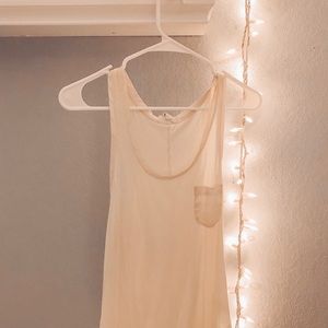 Cream Tank Top